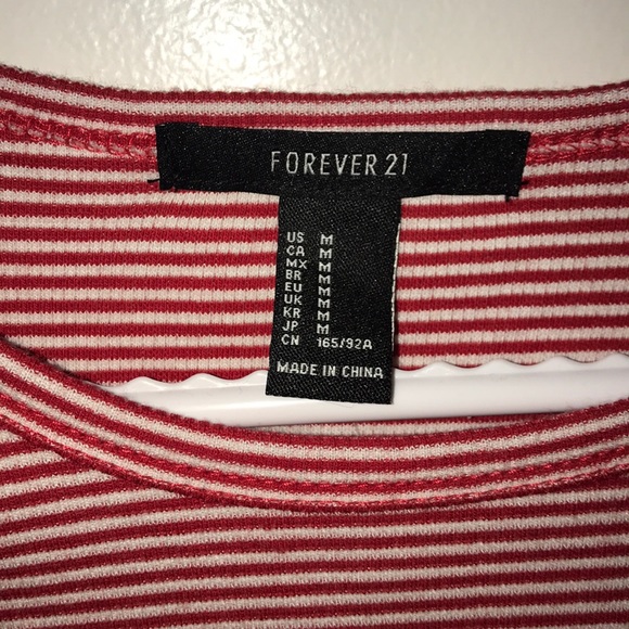 Forever-21. Stripped emoji t-shirt - Picture 3 of 4